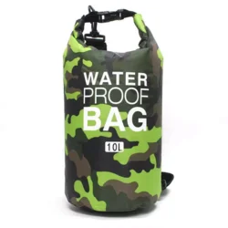 Vodootporna torba 10L army zelena