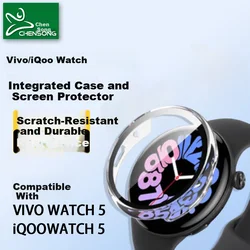 Chensong Zaštita za staklo za pametni sat + Zaštitna maska za pametni sat za VivoWatch 5