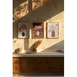 Wallity slika 3Dartsoho105, 3 dijela, 33 x 48 cm