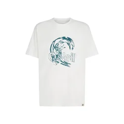 ONEILL Majica Circle Surfer temno zelena/bela