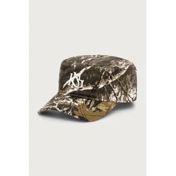 Kangol kapa s šiltom z bombažem INTERLOCK PILLBOX