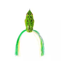 Varalica 3D zelena žaba sa suknjicom 7,5 cm za ribolov