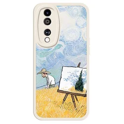 Bashidai Maska za mobilni telefonHonor 70, Svetloplava