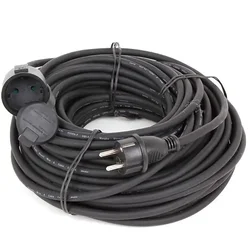 Produžni kabl crni 25m/2.5 mm2