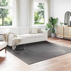 Tepisi za područja PALMERAS Antracit 240 x 240 cm Poliester