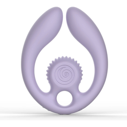 Svibe GIZI Duo Intimate Double Stimulator for Couples, Purple, Remote Control SVSNLGD-LI
