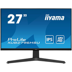 iiyama 27 ETE IPS-panel, 1920x1080, 250 cdm˛, 13cm Height Adj. Stand, Speakers, HDMI, DisplayPort, 1ms (MPRT), USB-HUB 2x2.0, Black ( XUB