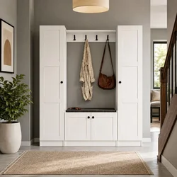 Hanah Home set za predsoblje Lucas 1600-136, 170 cm, beli