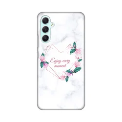 Silikonska maska za Samsung A346B Galaxy A34 5G Enjoy Every Moments Print bela