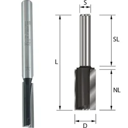 ENT utorni rezkar HW, 8 x 30 mm, l 90 mm