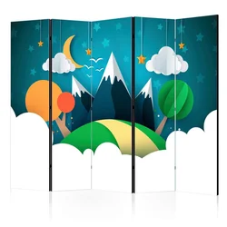 artgeist Paravan Little Traveller I, 5-Delni, Dvostranski