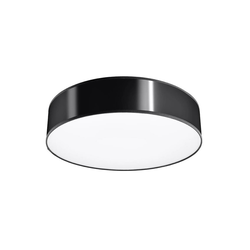 Sollux SL.0917 - Plafonska svetiljka ARENA 4xE27/15W/230V crna