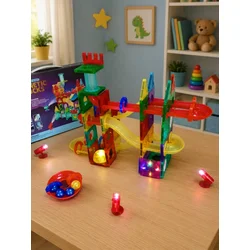 Magnetne Kocke Magnetni konstruktor light rolling balls 120 delova Magnetne kocke ( SW12768 )