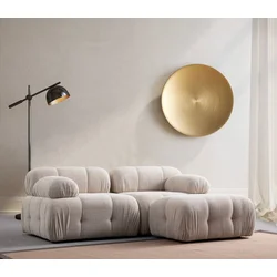 Atelier del Sofa Ugaona garnitura Petite, 190x160 cm, Krem