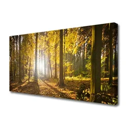 tulup.si Slika na platnu Forest listi narava rastlin 100x50 cm