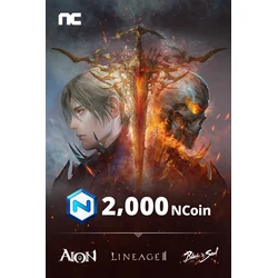 NCSoft 2000 NCoin Key EUROPE / UNITED STATES