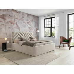 Krevet Beloit 104 (180x200cm), svijetlo smeđe