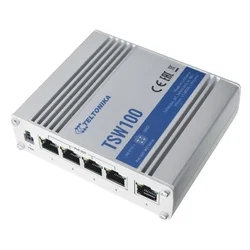 Teltonika 4x10/100/1000TX(POE+, 60W)) + 1x10/100/1000TX ( Tsw100 )