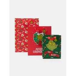 Sinsay - Novogodišnje poklon kese Grinch 3 komada - šareno
