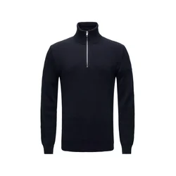 JACK & JONES Pulover JJEPERFECT nočno modra