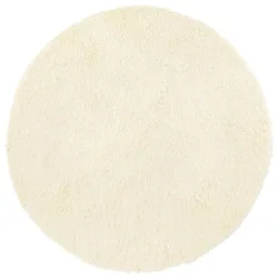 Vidaxl Visoka košata preproga NAVARRA krem 100x100 cm poliester