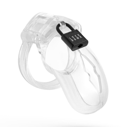 Lockdown Chastity Cage Clear - Small