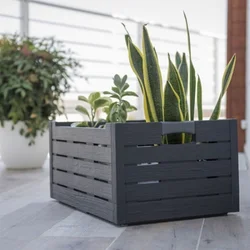 Kutija pvc antracit rasklopiva 50l dea home