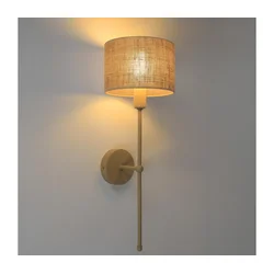 Zidna lampa MADELA 1xE14/40W/230V juta/bež