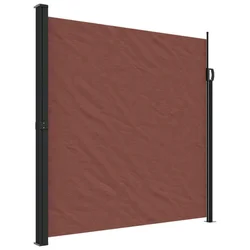 Bočna tenda na uvlačenje smeđa 200 x 500 cm