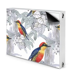 tulup.si radiatorska pokrov Pobarvane ptice 80x60 cm