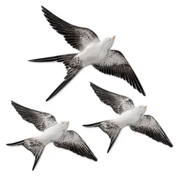 Aberto Design Zidna dekoracija Flying Swallow 2, 3 komada