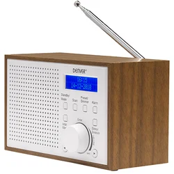 DENVER DAB-46 Radio, DAB, 2W, Braon