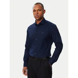 Tommy Hilfiger Srajca MW0MW44710 Mornarsko modra Slim Fit