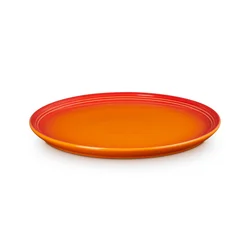 Stranski krožnik COUPE 22 cm, FLAME, kamnita posoda, Le Creuset
