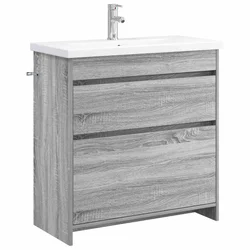 Set namještaja za kupaonicu Siva Sonoma 81 x 40 x 84,5 cm