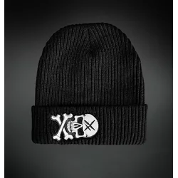 Beanie kapa HYRAW - BLACK SKULL - FW22-A18