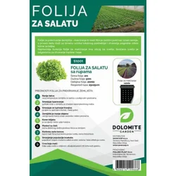 Dolomite malč folija za salatu 2m x 50m 20mic 25x25cm ( 51001 )