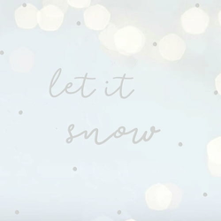 Eulenschnitt Dekorativna nalepka Let It Snow