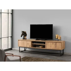 Hanah home TV Komoda Belinda 180 Crno-Hrast