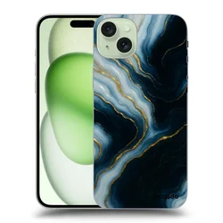 Silikonski črni ovitek za Apple iPhone 15 Plus - Luna