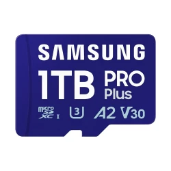 Samsung PRO Plus/ micro SDXC/ 1TB/ UHS-I U3 / Class 10/ + USB Adapter/ Blue