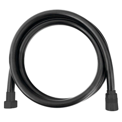 SAPHO Črna mat plastična tuš cev SOFTFLEX, 200cm