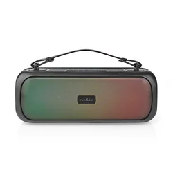 Nedis SPBB316BK - LED RGB punjivi zvučnik 45W/3000 mAh IPX5