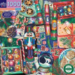 Sestavljanka eeBoo Božični okraski - 1000 koščkov