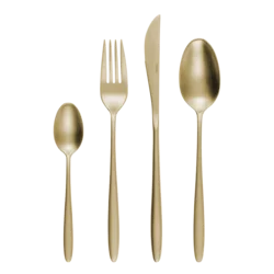 Set pribora 16 kos — Vivo PVD šampanjec mat - 140301