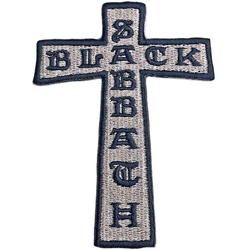 Black Sabbath Cross Iron-On Patch