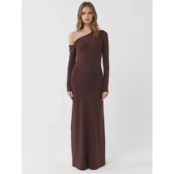 Hiccup Obleka Maxi temno rjava