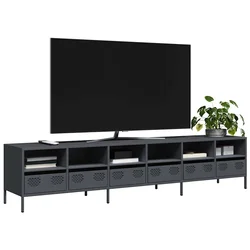 TV ormarić antracit 202x39x43,5 cm hladno valjani čelik