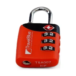 Travel Blue Combi TSA Lock Red