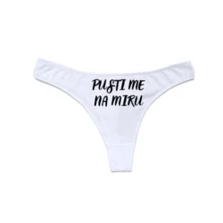 Ženski donji veš Pusti me na miru CS4129, Beli